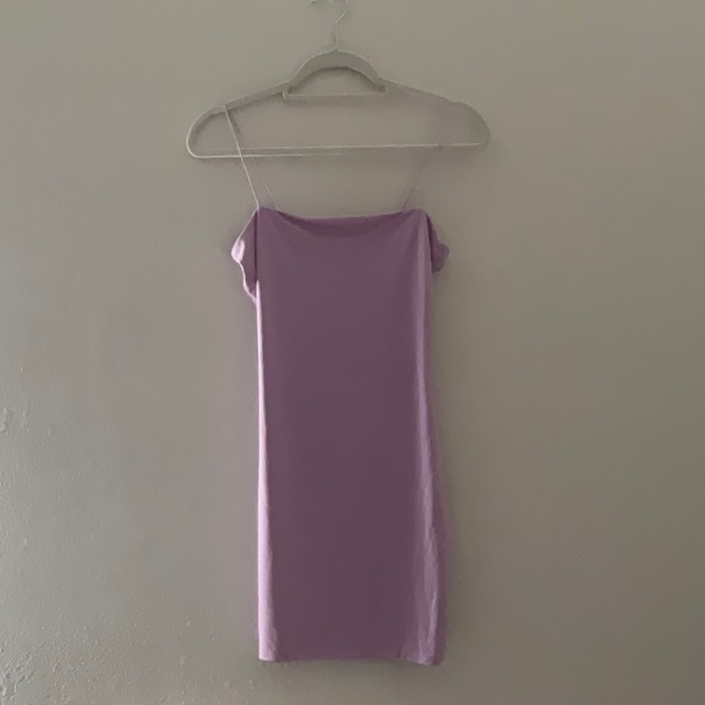 Lavender mini bodycon dress size Medium